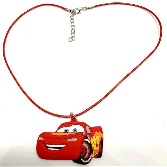 Cars Lightening McQueen Soft PVC Necklace (W2) - Picture 2 of 5